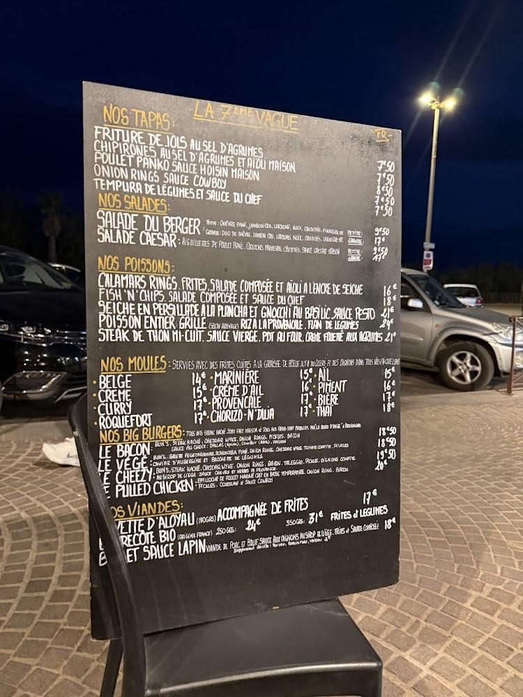 La 7ème Vague - Menu Image 1